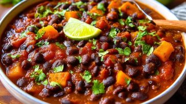 Easy Black Bean Chili – Healthy, Low Fat, and Ready in 30 Minutes