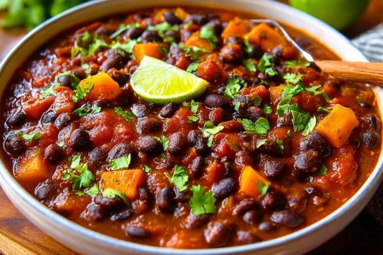 Easy Black Bean Chili – Healthy, Low Fat, and Ready in 30 Minutes