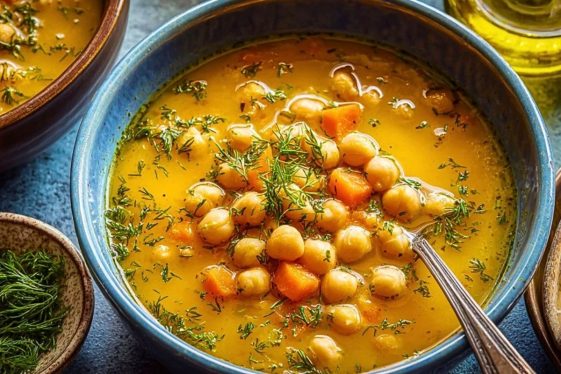 Easy Greek Chickpea Soup (Revithia)