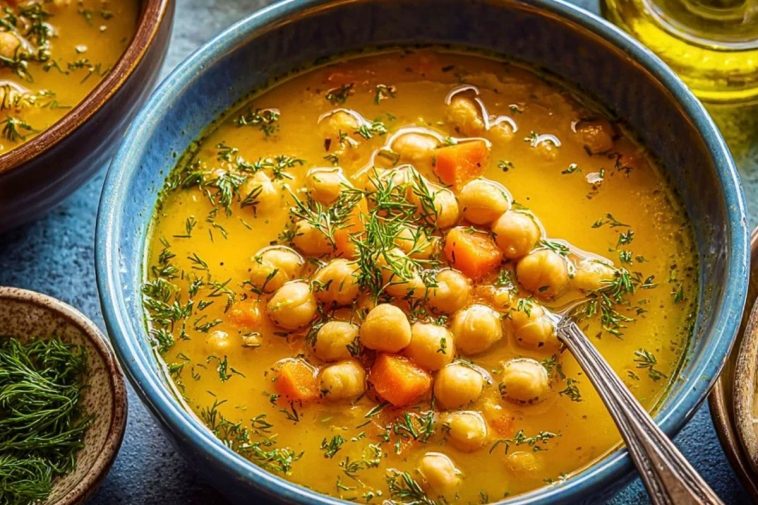 Easy Greek Chickpea Soup (Revithia)