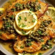 Garlic Crockpot Chicken Piccata