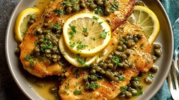 Garlic Crockpot Chicken Piccata
