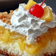 Hawaiian Pineapple Cake Delight