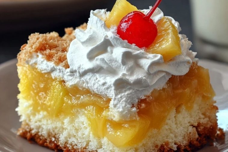Hawaiian Pineapple Cake Delight