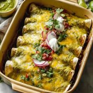 Irresistible Beef Enchiladas With Green Sauce