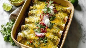Irresistible Beef Enchiladas With Green Sauce
