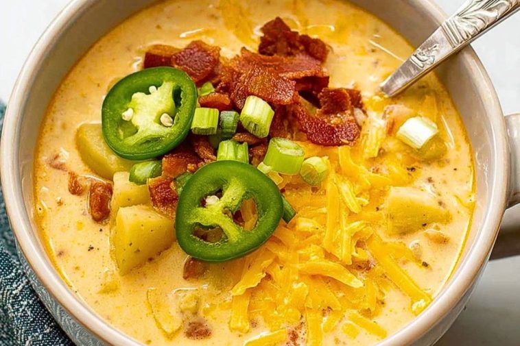 Jalapeno Popper Potato Soup