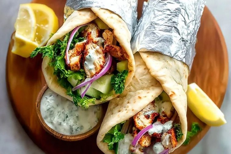 Mouthwatering Mediterranean Chicken Wraps