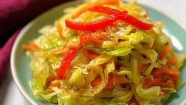 Quick Jamaican Cabbage