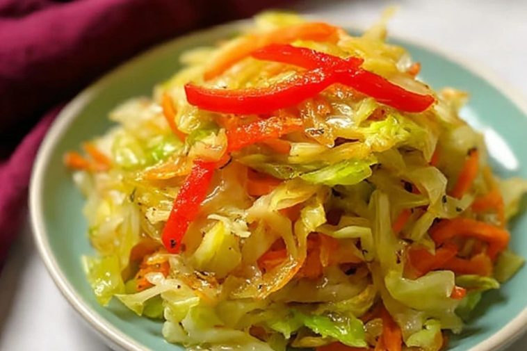 Quick Jamaican Cabbage