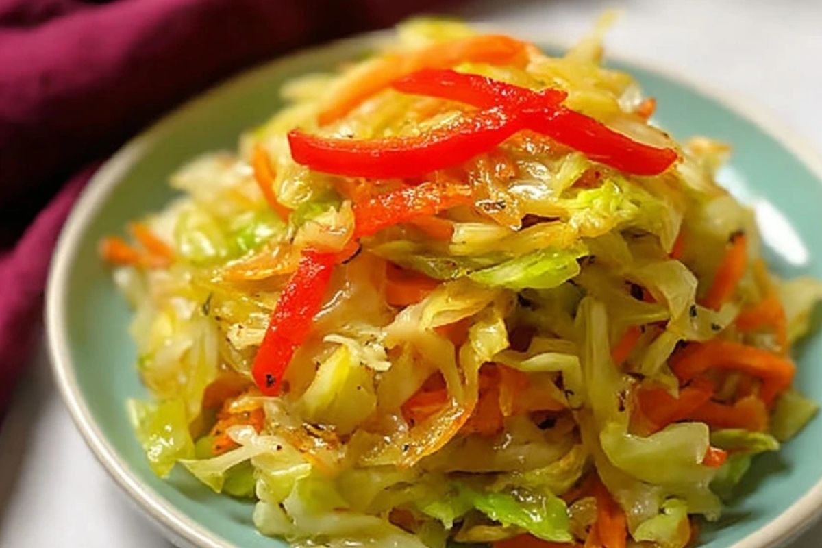 Quick Jamaican Cabbage