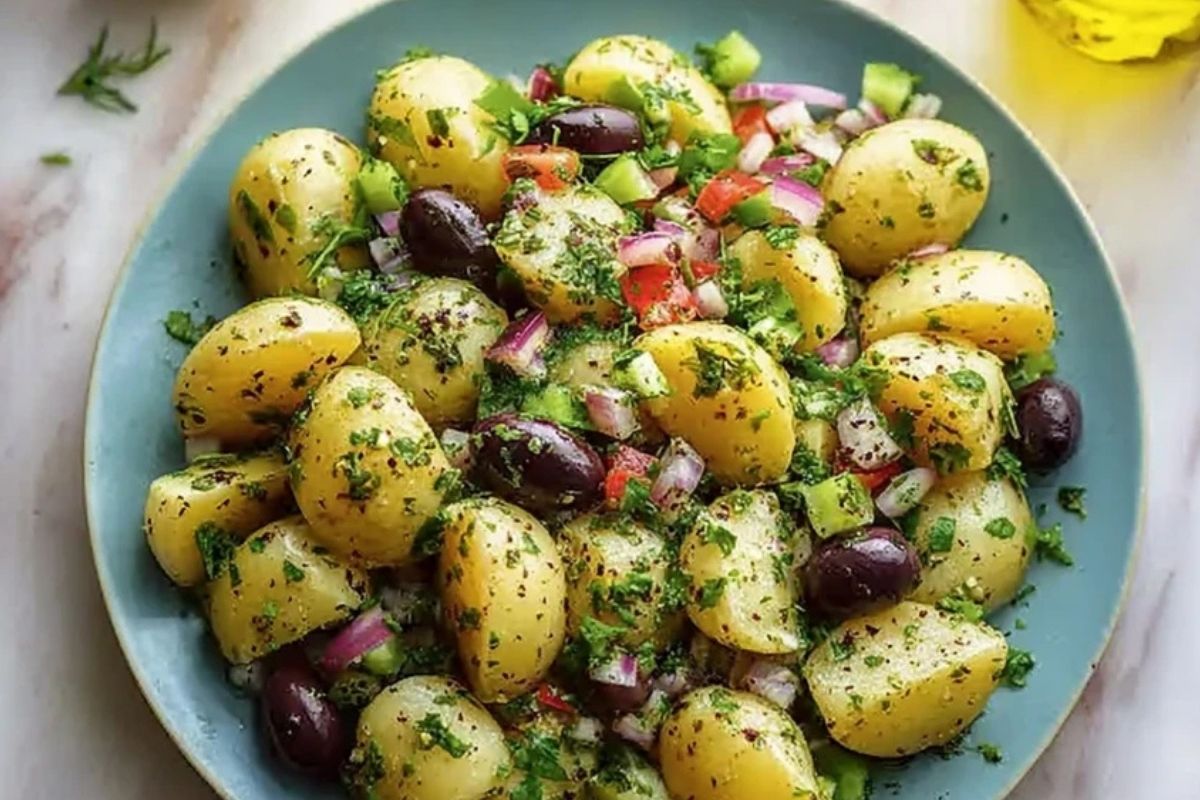 Quick Mediterranean Potato Salad