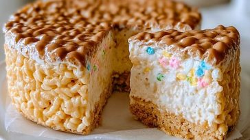 Rice Krispie Treat Cheesecake