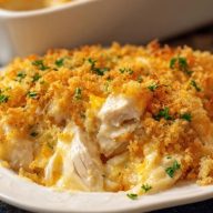 Ritz Cracker Chicken Casserole