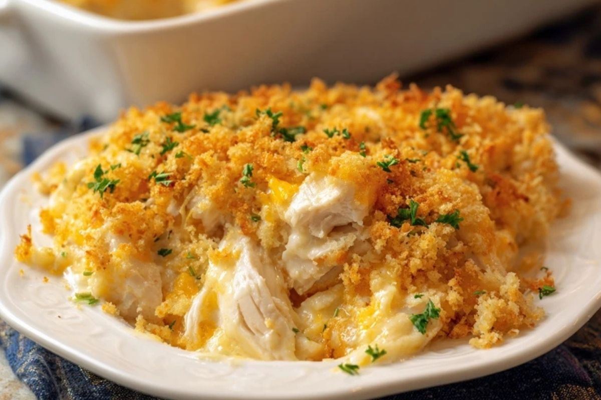 Ritz Cracker Chicken Casserole