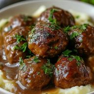 Salisbury Steak Meatballs