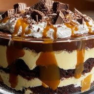 Salted Caramel Brownie Cheesecake Trifle