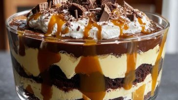 Salted Caramel Brownie Cheesecake Trifle