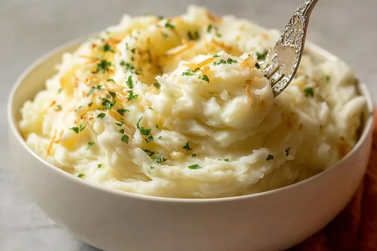 Smooth Onion Mashed Potatoes
