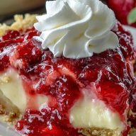 Strawberry Cheesecake Dump Cake