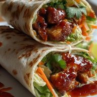 Sweet Chili Chicken Wraps
