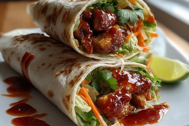 Sweet Chili Chicken Wraps