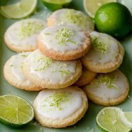 Best Lime Shortbread Cookies