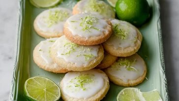 Best Lime Shortbread Cookies