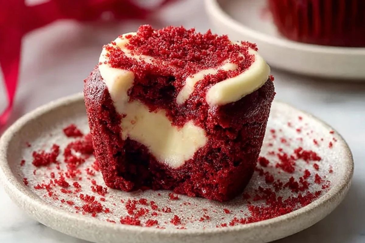 Sweet Red Velvet Brownie Bites