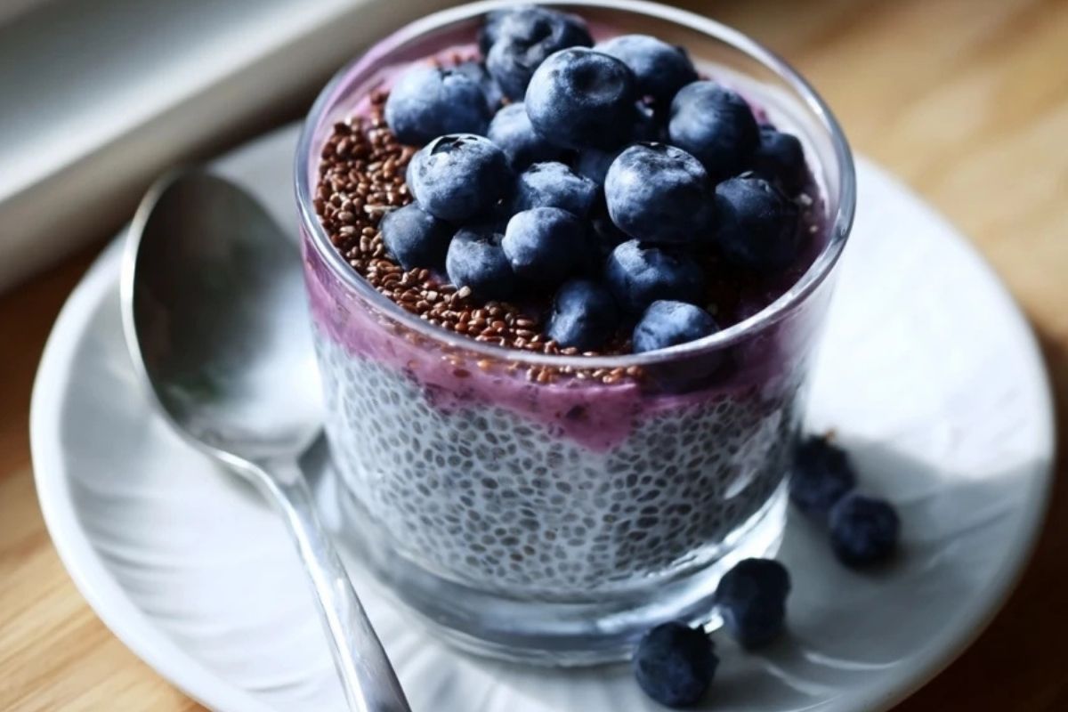 Blueberry Chia Seed Pudding