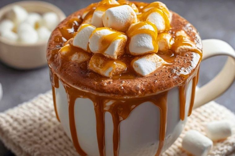 Caramel Marshmallow Hot Cocoa