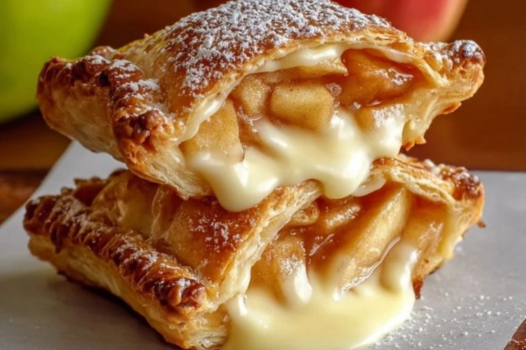 Cheesecake Stuffed Apple Pies