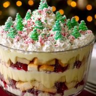 Christmas Tree Cake Trifle