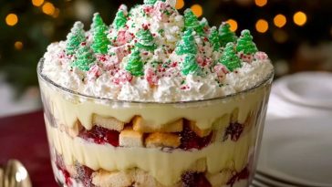 Christmas Tree Cake Trifle