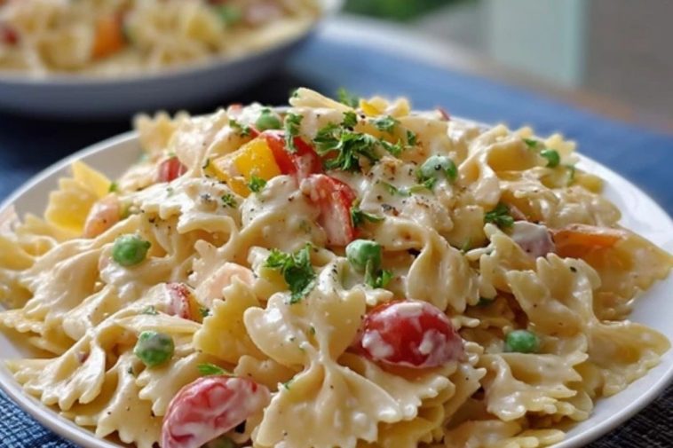Creamy Bow Tie Pasta Salad