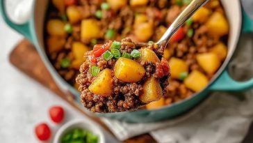 Crispy Ground Beef And Potatoes