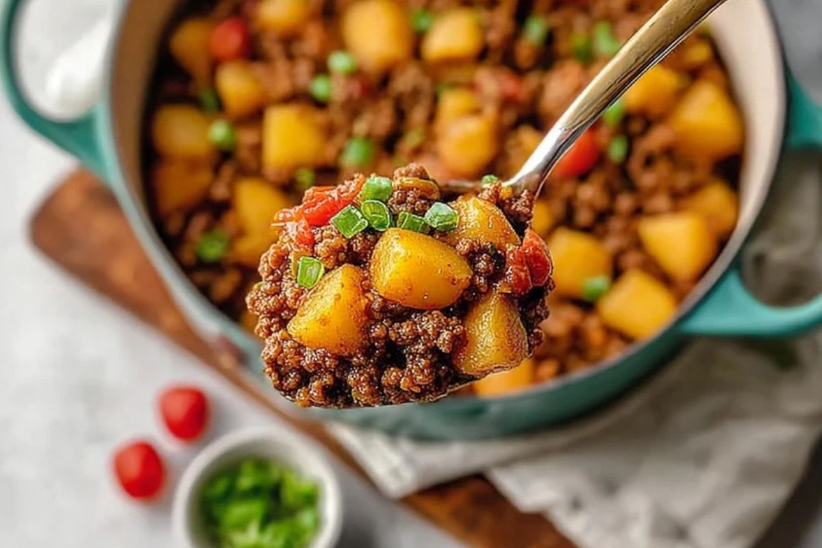Crispy Ground Beef And Potatoes