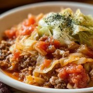 Crockpot Cabbage Roll Casserole