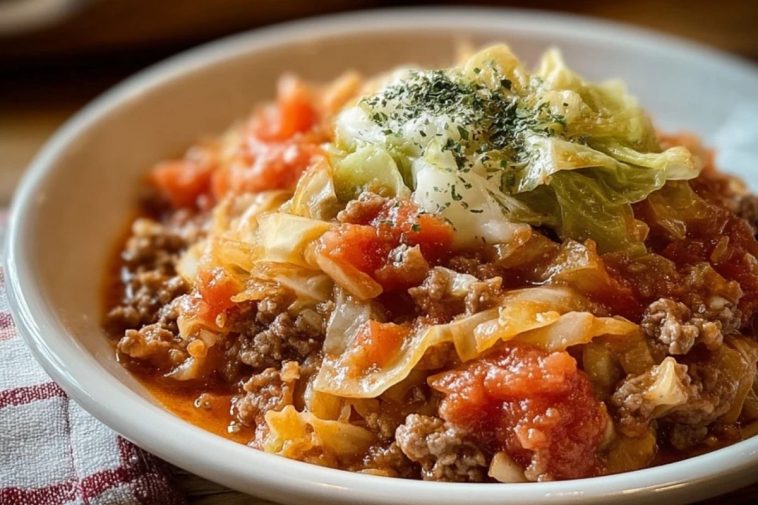 Crockpot Cabbage Roll Casserole