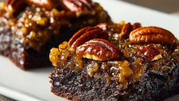 Easy Pecan Pie Brownies