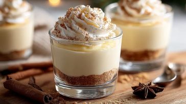 Eggnog Mousse Cups