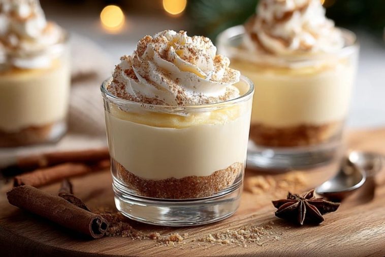Eggnog Mousse Cups