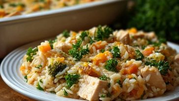 Healthy Chicken and Rice Casserole