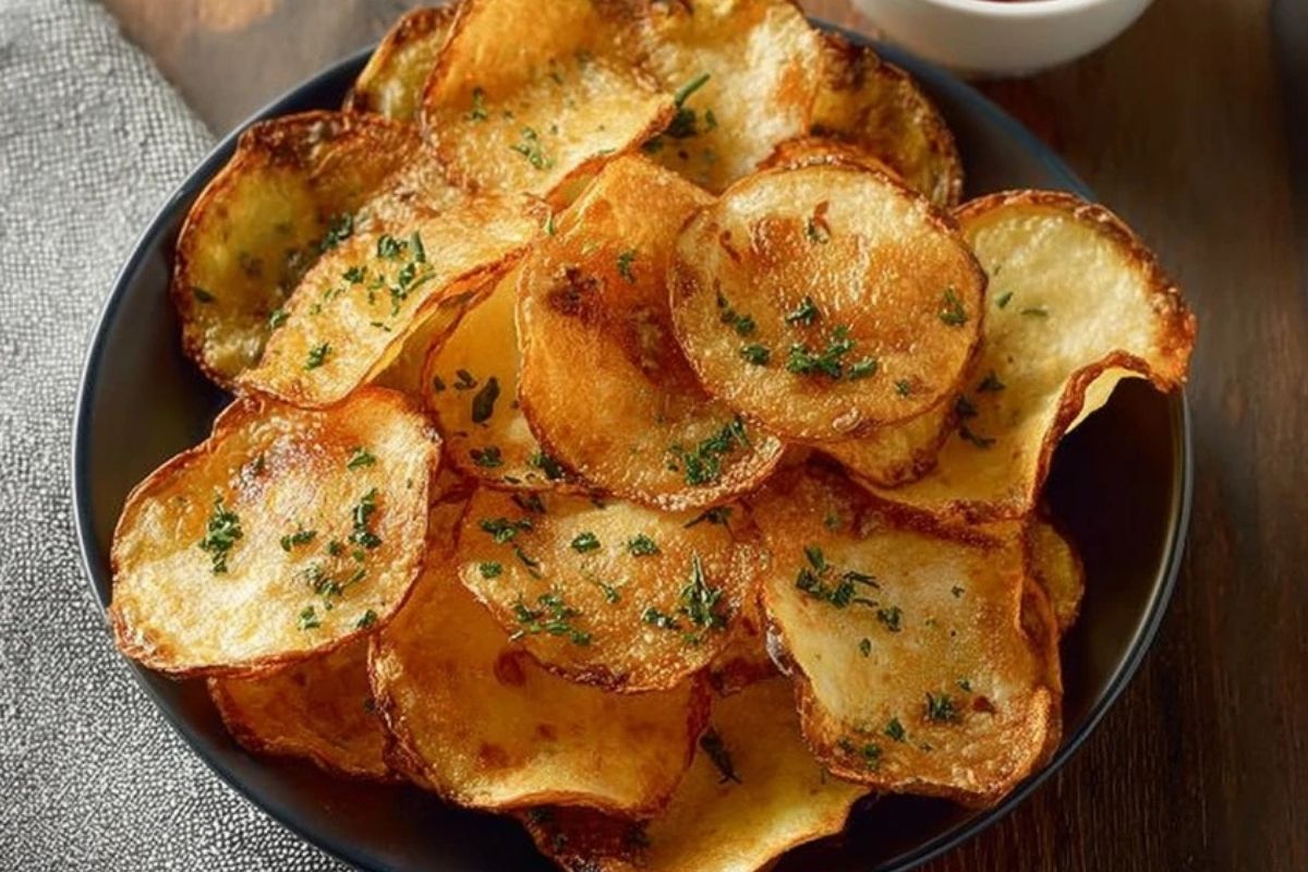 Homemade Air Fryer Potato Chips