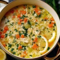 Homemade Chicken And Rice Soup