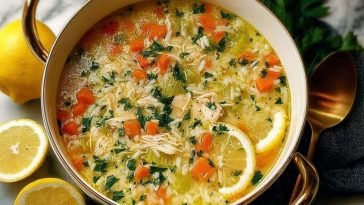 Homemade Chicken And Rice Soup