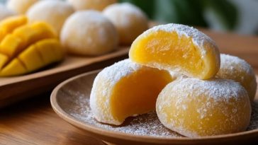 Homemade Mango Mochi