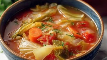 Homemade Vegetable Cabbage Soup