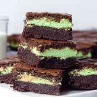 Mint Aero Brownies
