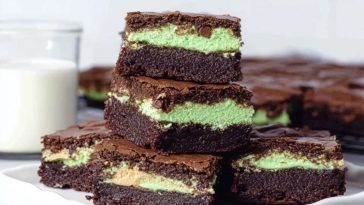 Mint Aero Brownies
